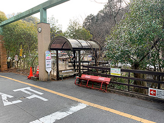 昇仙峡滝上バス停