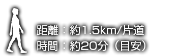 お散歩コース2時間