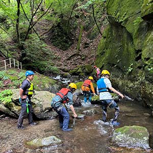 シャワークライミング体験 写真1